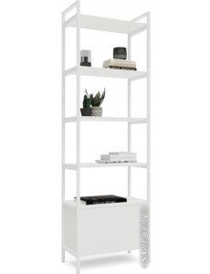 Стеллаж Crafto Бонд Мини Лофт 01 600x320x1900 (белый)