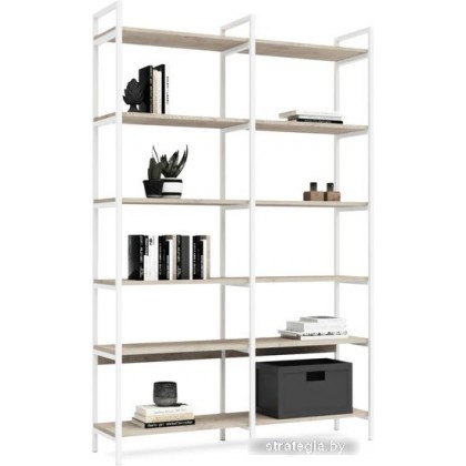 Crafto Симпл Плюс Лофт 05 1250x320x1900 (белый/каштан)