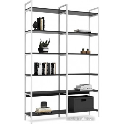 Crafto Симпл Плюс Лофт 06 1250x320x1900 (белый/графит)