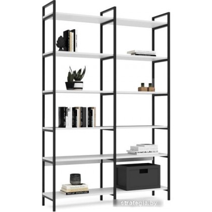 Crafto Симпл Плюс Лофт 07 1250x320x1900 (черный/белый)