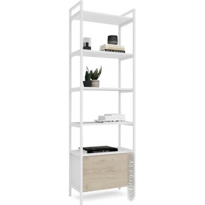 Crafto Бонд Мини Лофт 03 600x320x1900 (белый/каштан)