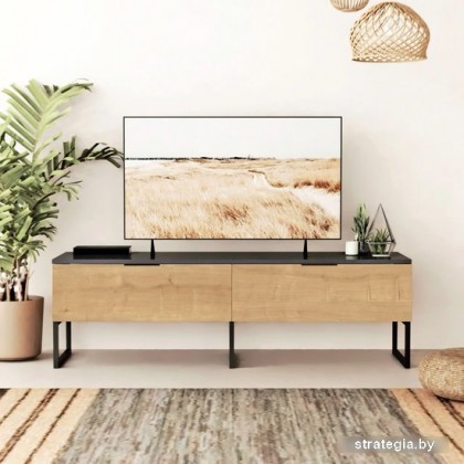 Crafto Рокки 01 1500x380x470 (графит/дуб)