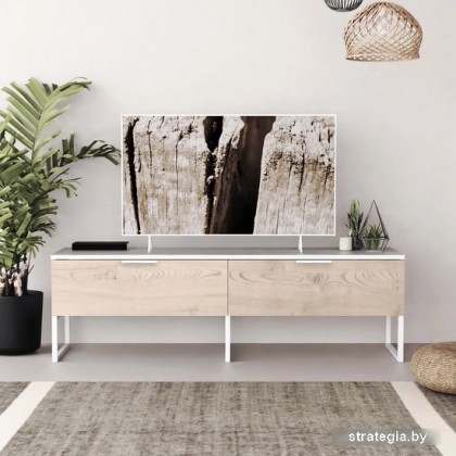 Crafto Рокки 04 1500x380x470 (белый/каштан)