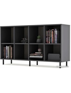 Тумба Crafto Санса 07 1500x400x750 (черный/графит)