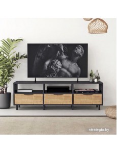 Тумба Crafto Агата 05 1500x380x470 (графит/дуб)