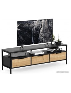 Тумба Crafto Фрида 10 1540x400x470 (графит/дуб)