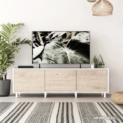 Crafto Анри 03 1500x380x470 (белый/каштан)