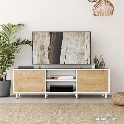 Crafto Анри Лайт 02 1500x380x470 (белый/дуб)