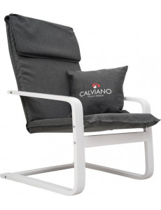 Интерьерное кресло Calviano Soft 1 (серый)