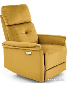 Электрический реклайнер Halmar Semir раскладное (горчичный)