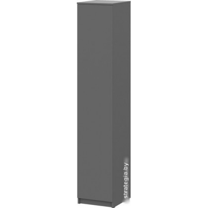 Шкаф-пенал NN мебель Денвер 00-00111579 (графит серый)