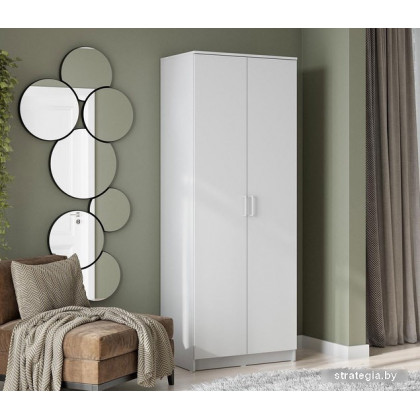 Шкаф распашной NN мебель ШК 2 00-00107189 (белый текстурный)