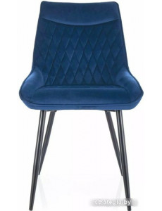 Стул Signal Agat Velvet Bluvel 86 (синий/черный)