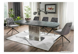 Стул Signal Asti Brego 07 (светло-серый/черный)