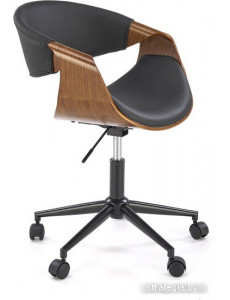 Кресло Halmar Bilbo (черный/орех)