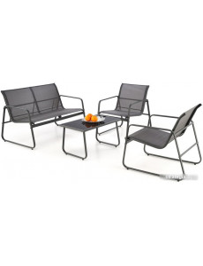Набор садовой мебели Halmar Conor (темно-серый/светло-серый)