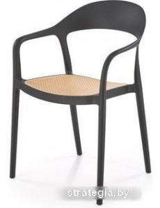 Стул Halmar K530 (черный/натуральный)