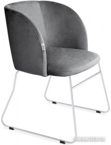 Стул Sheffilton SHT-ST33/S167 (угольно-серый/хром лак)