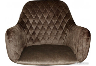 Стул с подлокотниками Sheffilton SHT-ST38/S167 (кофейный трюфель/черный муар)