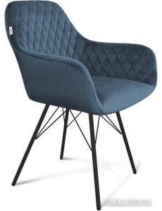 Стул Sheffilton SHT-ST38/S37 (тихий океан/черный муар)