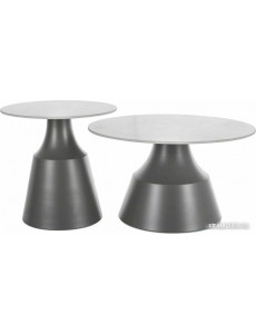 Журнальный столик Signal Itaka (2 шт, белый/серый)