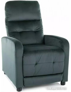 Кресло-качалка Signal Otus Velvet Bluvel 78 раскладное (зеленый)