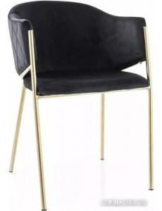 Стул Signal Bono Velvet Bluvel 19 (черный/золотистый)