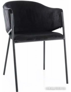 Стул Signal Bono Velvet Bluvel 19 (черный/черный)