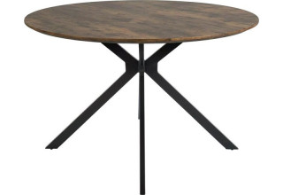 Кухонный стол Signal Aster ASTEROVC120 (орех винтажный/черный матовый)