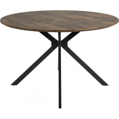 Кухонный стол Signal Aster ASTEROVC120 (орех винтажный/черный матовый)