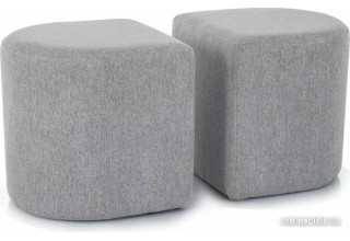 Signal Dual (+ 2 пуфа, дуб артизан/черный/серый)