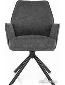 Стул с подлокотниками Signal Hugo Brego 18 (темно-серый/черный)