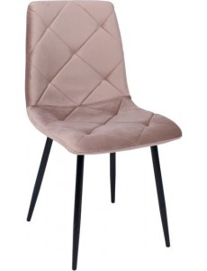 Стул AksHome Gill 94145 (бежевый велюр/черный)