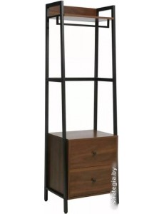 Стеллаж Signal Ava B (орех/черный)