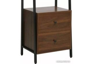 Стеллаж Signal Ava B (орех/черный)