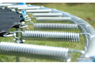 Atlas Sport 374 см - 12ft Basic (с лестницей, внешняя сетка, синий)