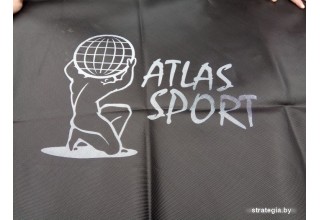Atlas Sport 374 см - 12ft Basic (с лестницей, внешняя сетка, синий)