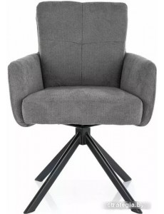 Стул с подлокотниками Signal Basil Vardo 11 (серый/черный)
