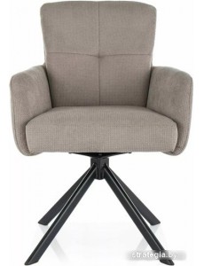 Стул с подлокотниками Signal Basil Vardo 34 (бежевый/черный)