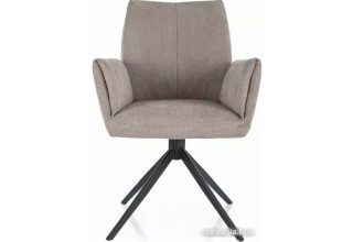 Стул с подлокотниками Signal Coco II Vardo 11 (бежевый/черный матовый)