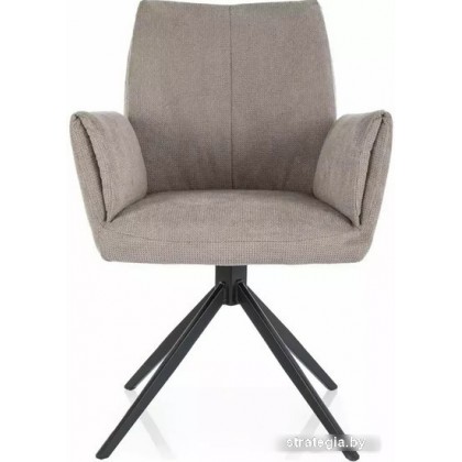 Стул с подлокотниками Signal Coco II Vardo 11 (бежевый/черный матовый)