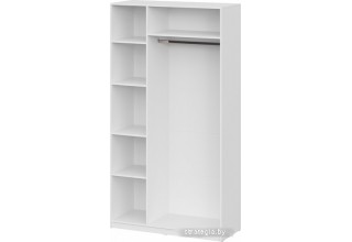 Шкаф распашной Mio Tesoro К "ШК 5" 00-00111103 (белый текстурный, 1200)