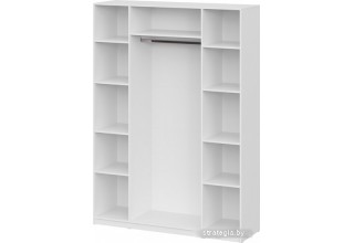 Шкаф распашной Mio Tesoro К "ШК 5" 00-00111101 (белый текстурный, 1600)