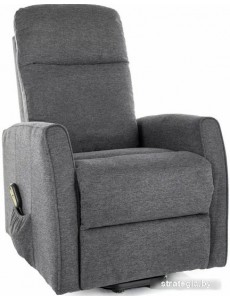 Электрический реклайнер Signal Leto Brego 18 раскладное (темно-серый)