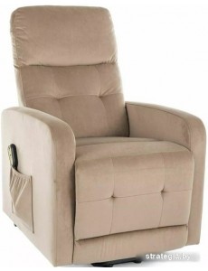 Электрический реклайнер Signal Otus II Velvet Bluvel 28 раскладное (бежевый)