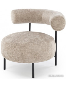 Интерьерное кресло Halmar Hazard (бежевый/черный)