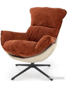 Интерьерное кресло Halmar Lobster (корица/черный)