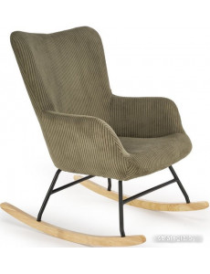 Кресло-качалка Halmar Belmiro (оливковый)
