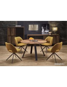 Кухонный стол Halmar Danilo 120/74/65 (орех/черный)