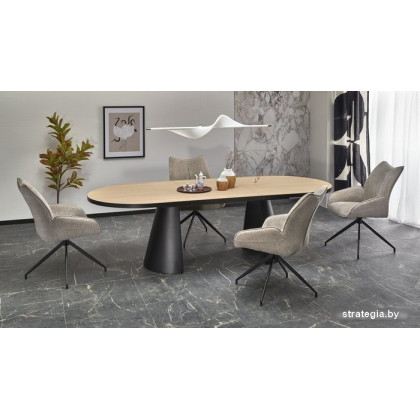 Halmar Giacomo раскладной 180-240/100/76 (натуральный/черный)